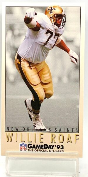 1993 Fleer Game '93 Willie Roaf #201 (1)