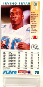 1993 Fleer Game Day '93 Irving Fryar #75 (2)