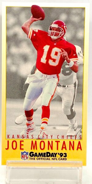 1993 Fleer Game Day '93 Joe Montana #36 (1)