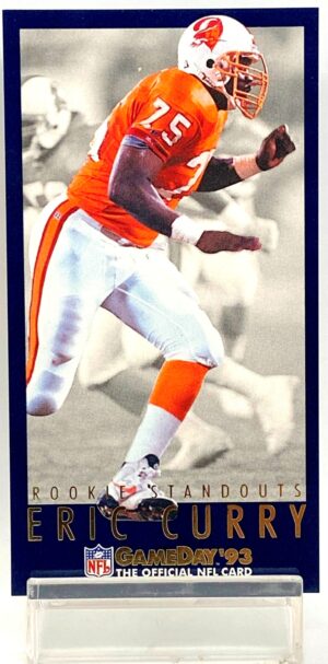 1993 Fleer Game Day '93 RS Eric Curry #12 (1)