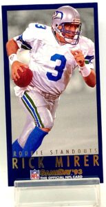 1993 Fleer Game Day '93 RS Rick Mirer #2 (1)
