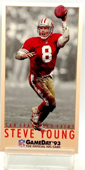 1993 Fleer Game Day '93 Steve Young #8 (1)