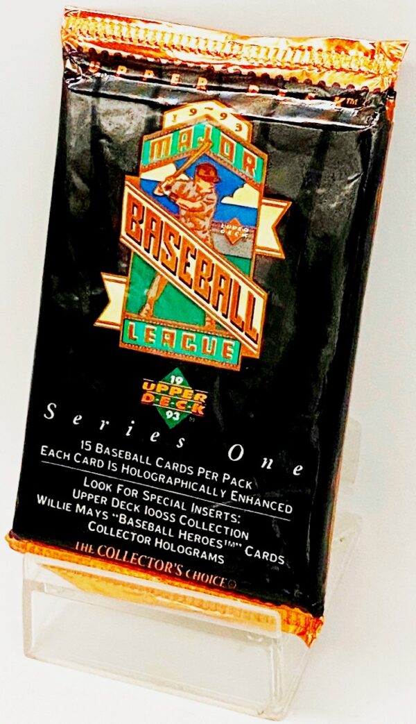 1993 Upper Deck MLB Series-1 Pack (3)