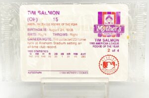 1994 Mother's Cookies AL ROY Tim Salmon #2 (2)