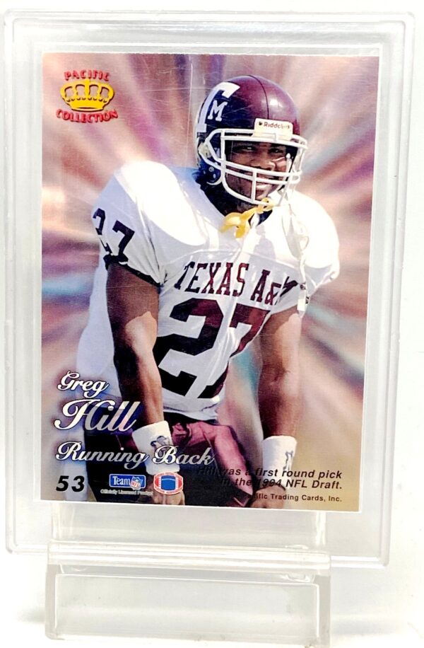 1994 Pacific Silver Greg Hill RC #53 (2)