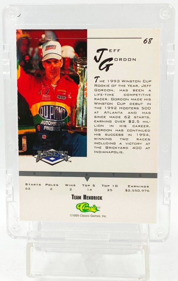 1995 Assets Silver Sign Jeff Gordon #68 (2) 1995 Assets Silver Sign Jeff Gordon #68 (2)