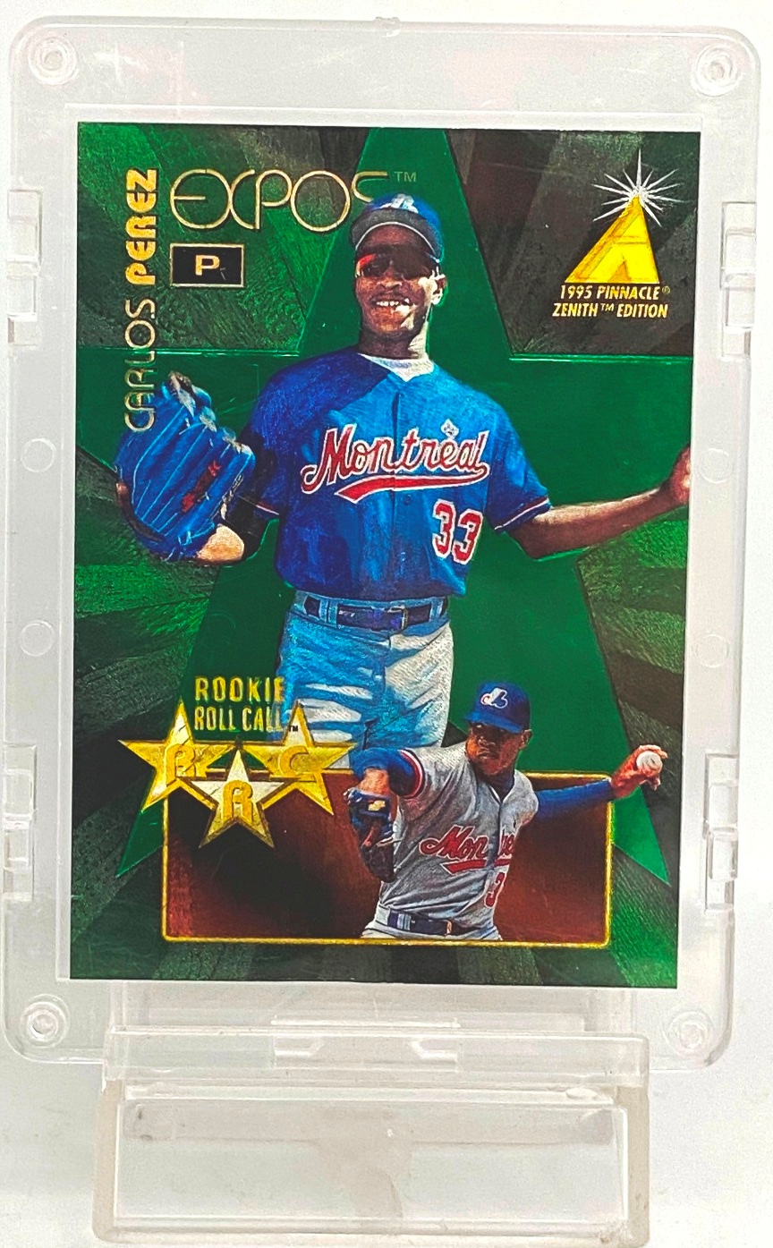 1995 Pinnacle Zenith RRC Carlos Perez RC #16 (1)