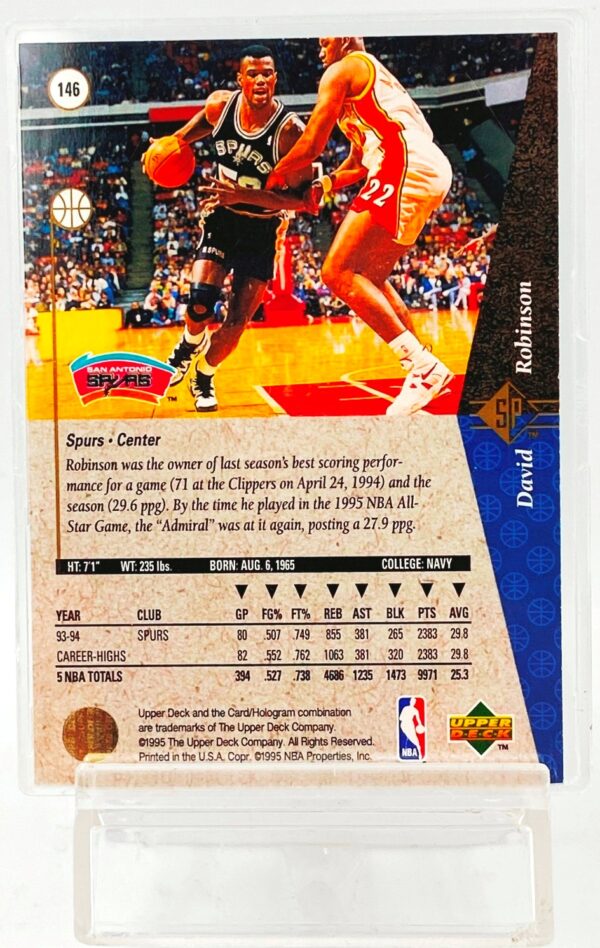 1995 UD-SP David Robinson #146 (2) 1995 UD-SP David Robinson #146 (2)