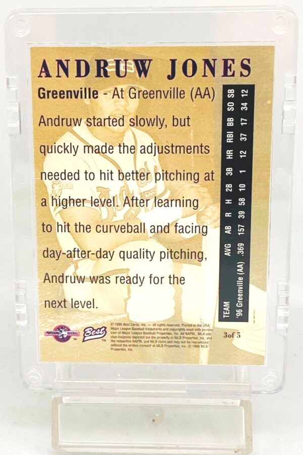 1996 Best Andruw Jones RC #3 (2)