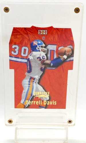 1996 Pinnacle NFL Terrell Davis Die-Cut #9 (1)