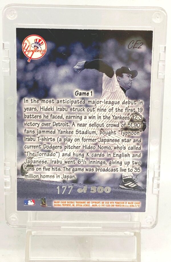 1997 Fleer Ultra Hideki Irabu #CE2 (2)