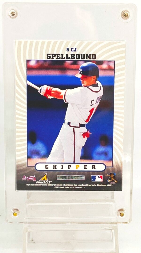 1997 Pinnacle Chipper Jones Card #5 CJ (2) 1997 Pinnacle Chipper Jones Card #5 CJ (2)