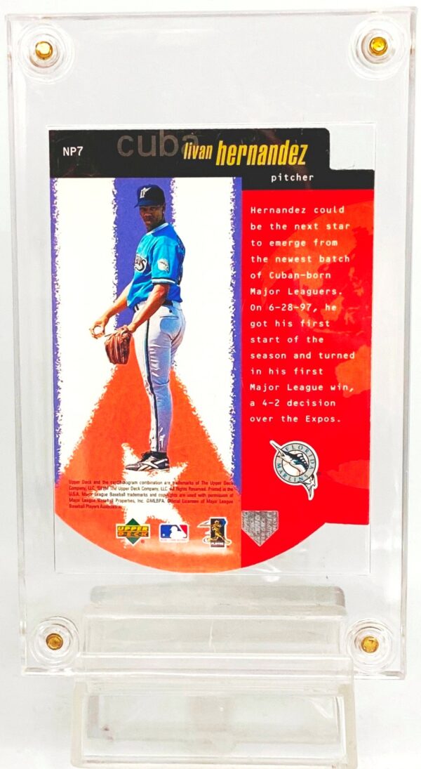 1997 Upper Deck Livan Hernandez Card #NP7 (3)