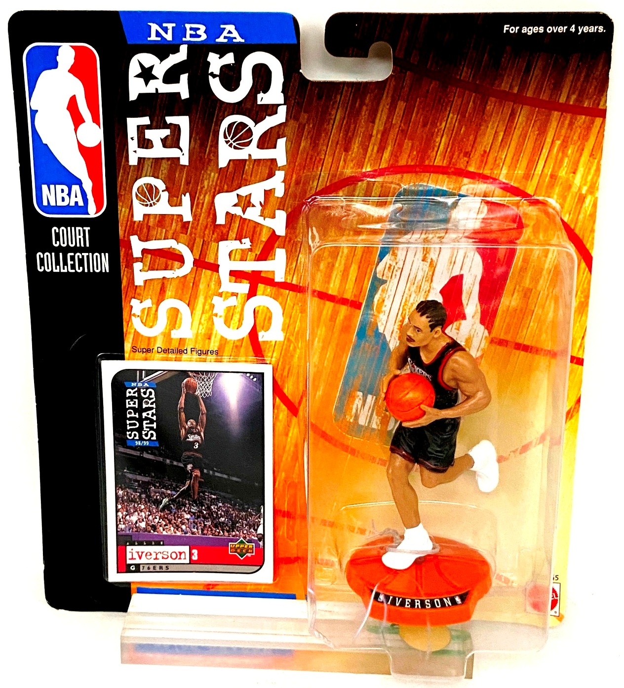 1998 Mattel NBA Super Stars Allen Iverson (1)