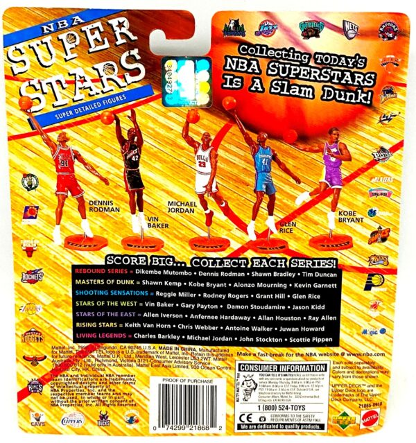 1998 Mattel NBA Super Stars Reggie Miller (4) 1998 Mattel NBA Super Stars Reggie Miller (4)