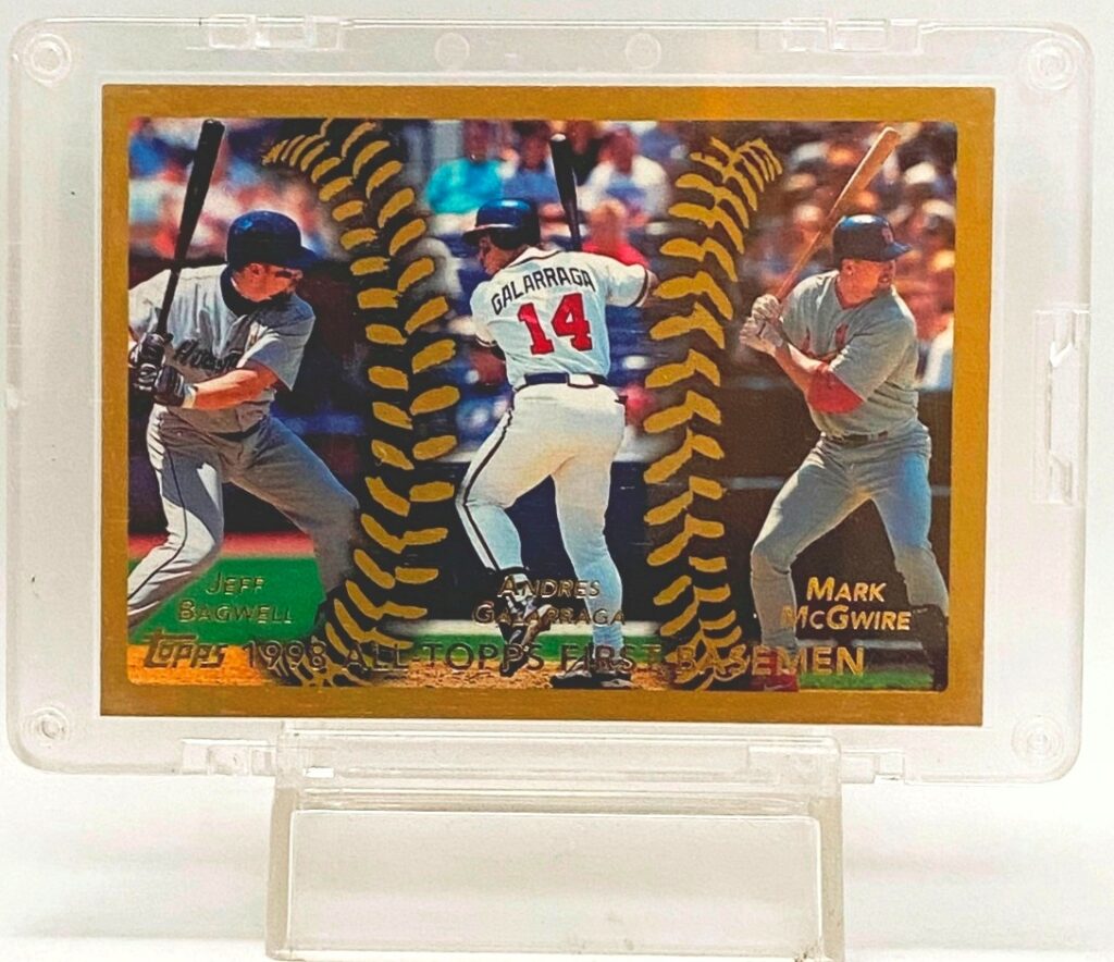 1998 Topps Tri-Card 1st Basemen Jeff Bagwell (1)