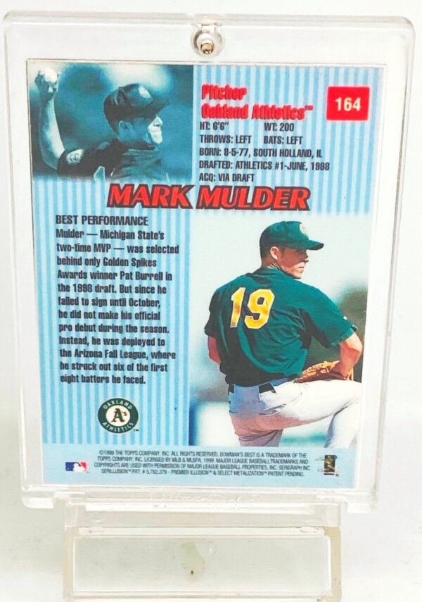 1999 Bowman's Mark Mulder RC #164 (3)