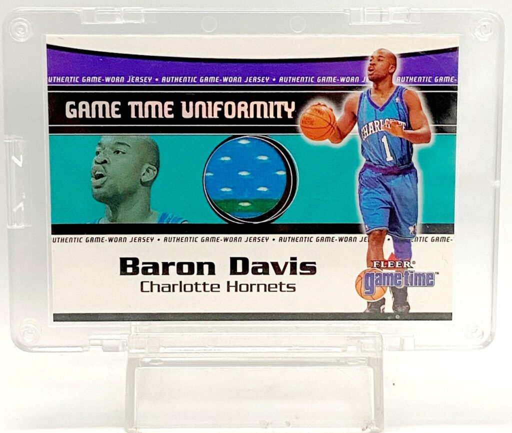 2000-01 Fleer Game Worn-Jersey Baron Davis (1)
