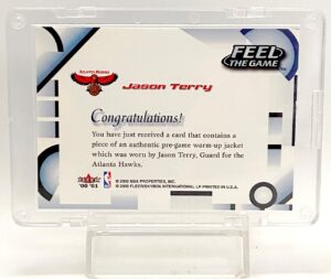 2000-01 Fleer Pre-Warm-Up Jacket Jason Terry (2)