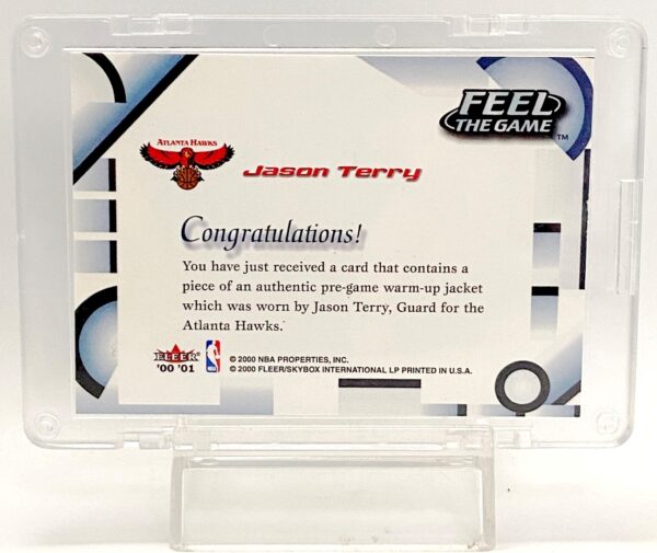 2000-01 Fleer Pre-Warm-Up Jacket Jason Terry (2) 2000-01 Fleer Pre-Warm-Up Jacket Jason Terry (2)