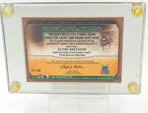 2001-02 Fleer Authentics Glenn Robinson #CC-GR(2)