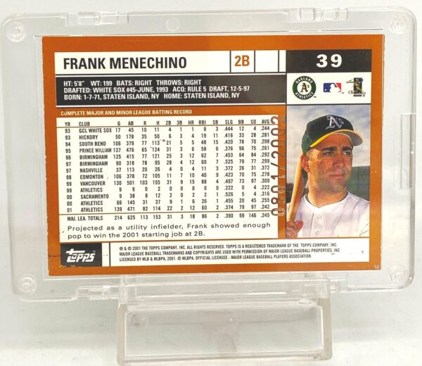 2001 Topps 51 Years Frank Menechino #39 (2) 2001 Topps 51 Years Frank Menechino #39 (2)