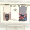 2001 UD Dual Jersey Jason Giambi #TN-JG1 (1)