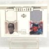 2001 UD Dual Jersey Jason Giambi #TN-JG1 (2)