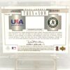 2001 UD Dual Jersey Jason Giambi #TN-JG1 (3)
