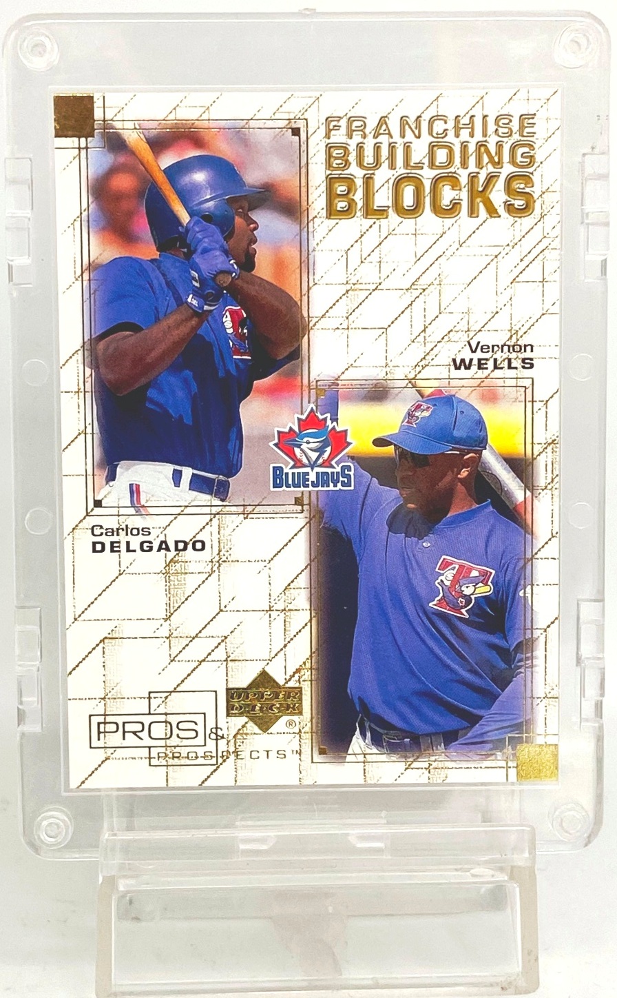 2001 UD PP Carlos Delgado-Vernon Wells #F3 (1)