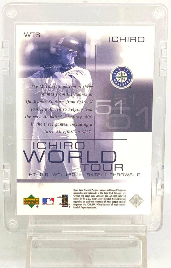 2001 UD PP Ichiro World Tour #WT6 (2) 2001 UD PP Ichiro World Tour #WT6 (2)