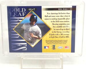 2002 Leaf GL Rookies Bill Hall RC #GL7 (2)
