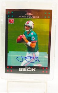 2007 Topps Chrome Auto John Beck RC #TC172 (1)