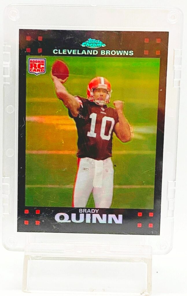 2007 Topps Chrome RC Brady Quinn RC #TC167 (1)