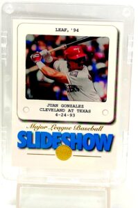 1994 Leaf MLB Slideshow Juan Gonzalez #7-10 (1)