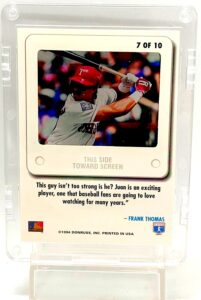 1994 Leaf MLB Slideshow Juan Gonzalez #7-10 (2)