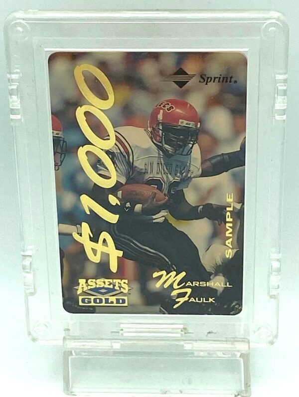 1995 Assets Gold width= 1995 Assets Gold $1,000 Promo Marshall Faulk (2)