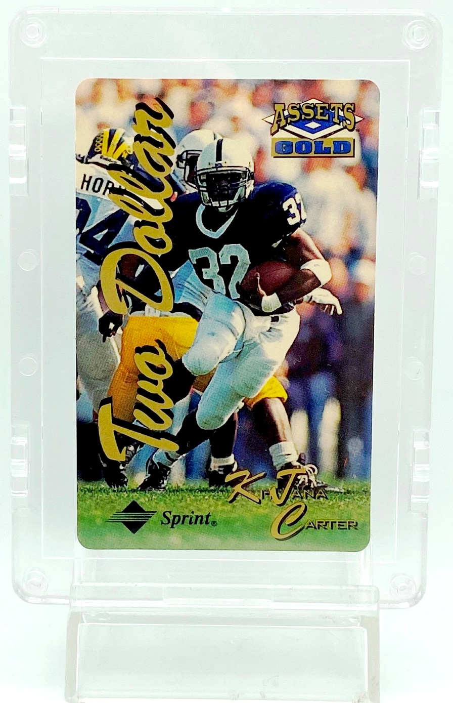 1995 Assets Gold $2 Ki-Jana Carter RC# (1)