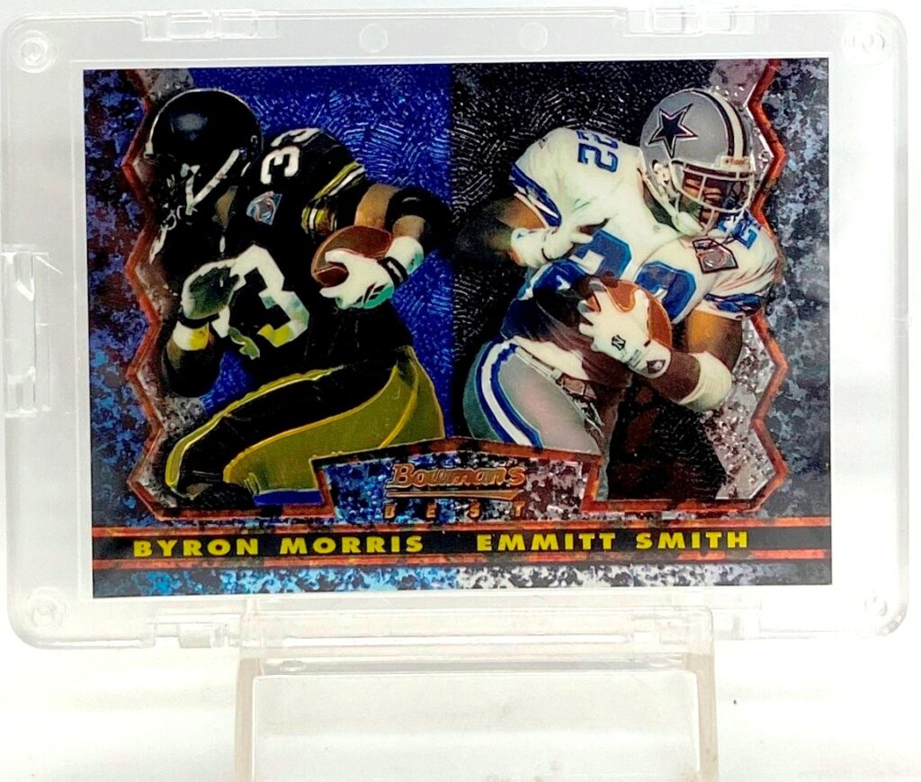 1995 B-Topps Bryon Morris-Emmitt Smith #28 (1)