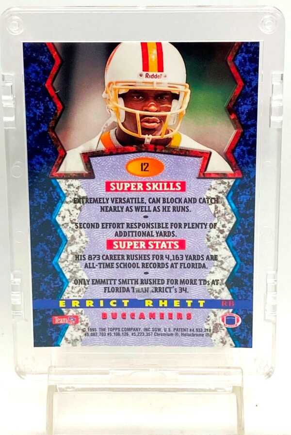 1995 Bowman's Best Errict Rhett #12 (2) 1995 Bowman's Best Errict Rhett #12 (2)