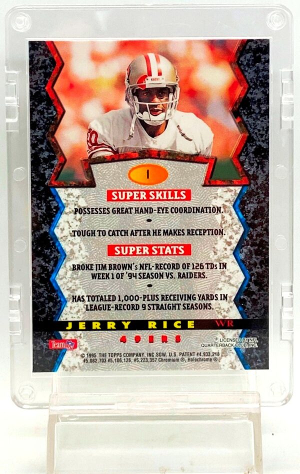 1995 Bowman's Best Jerry Rice #1 (2) 1995 Bowman's Best Jerry Rice #1 (2)