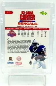1995 Classic Draft Chrome Ki-Jana Carter RC#67(3)