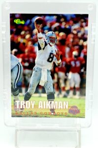 1995 Classic Draft Reg Troy Aikman #109 (1)