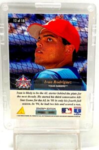 1995 Pinnacle AS Salute Ivan Rodriguez #12-18 (2)