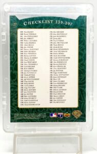1995 UD SP Checklist Eddie Murray #27 (2)