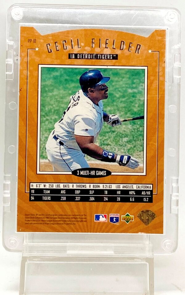 1995 UD SP Platinum Cecil Fielder #PP10 (2)