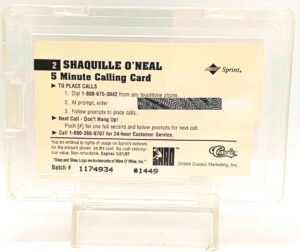 1996 Assets Cut Above $5 Shaquille O'Neal (2)