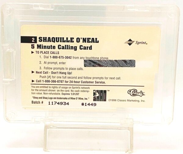 1996 Assets Cut Above $5 Shaquille O'Neal (2)