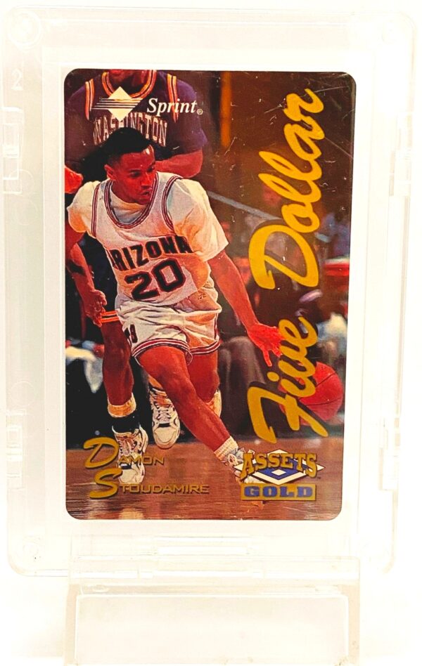 1995 Assets Gold $5.00 PC Damon Stoudamire LE (1)