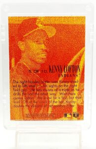 1996 Fleer E-XL Kenny Lofton #5-10 (2)